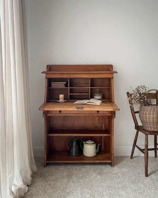 English Oak Writing Desk