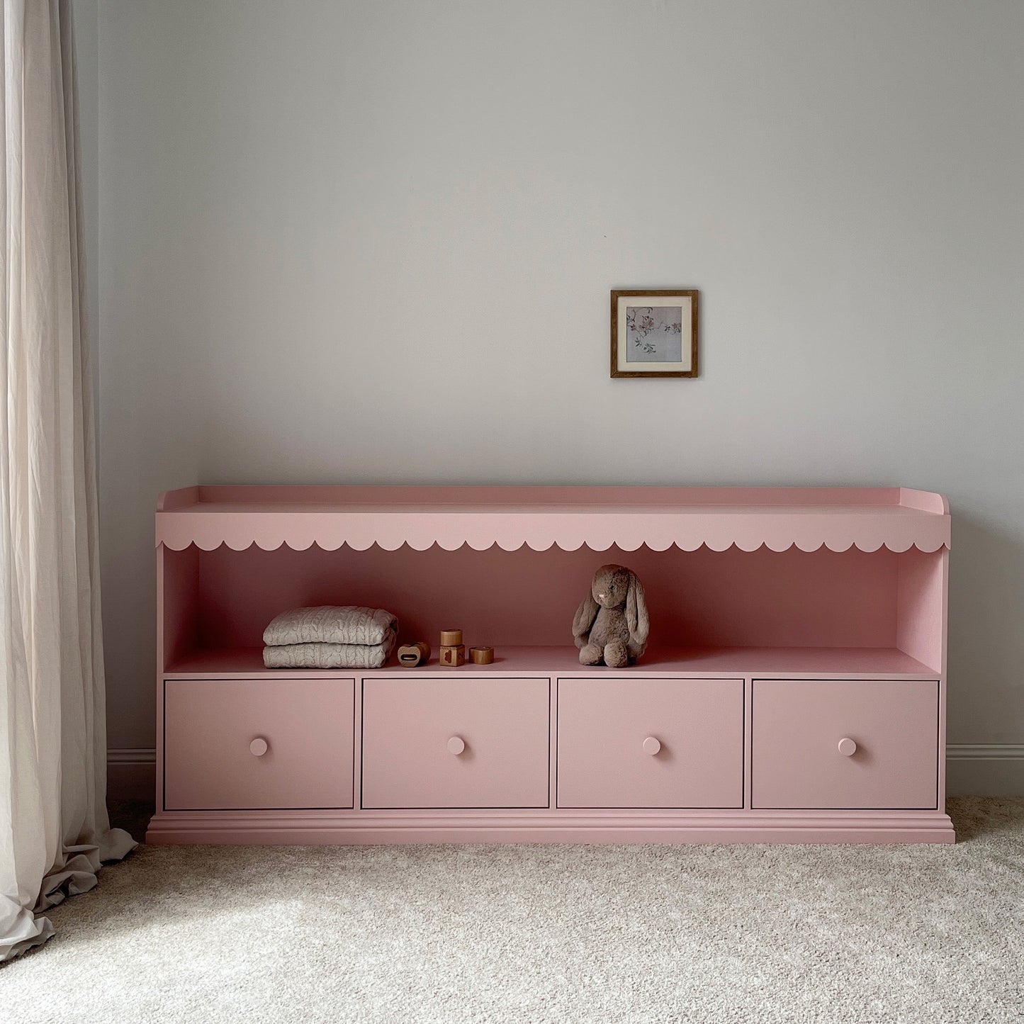 Large Cherry Bookshelf - 1.8M long