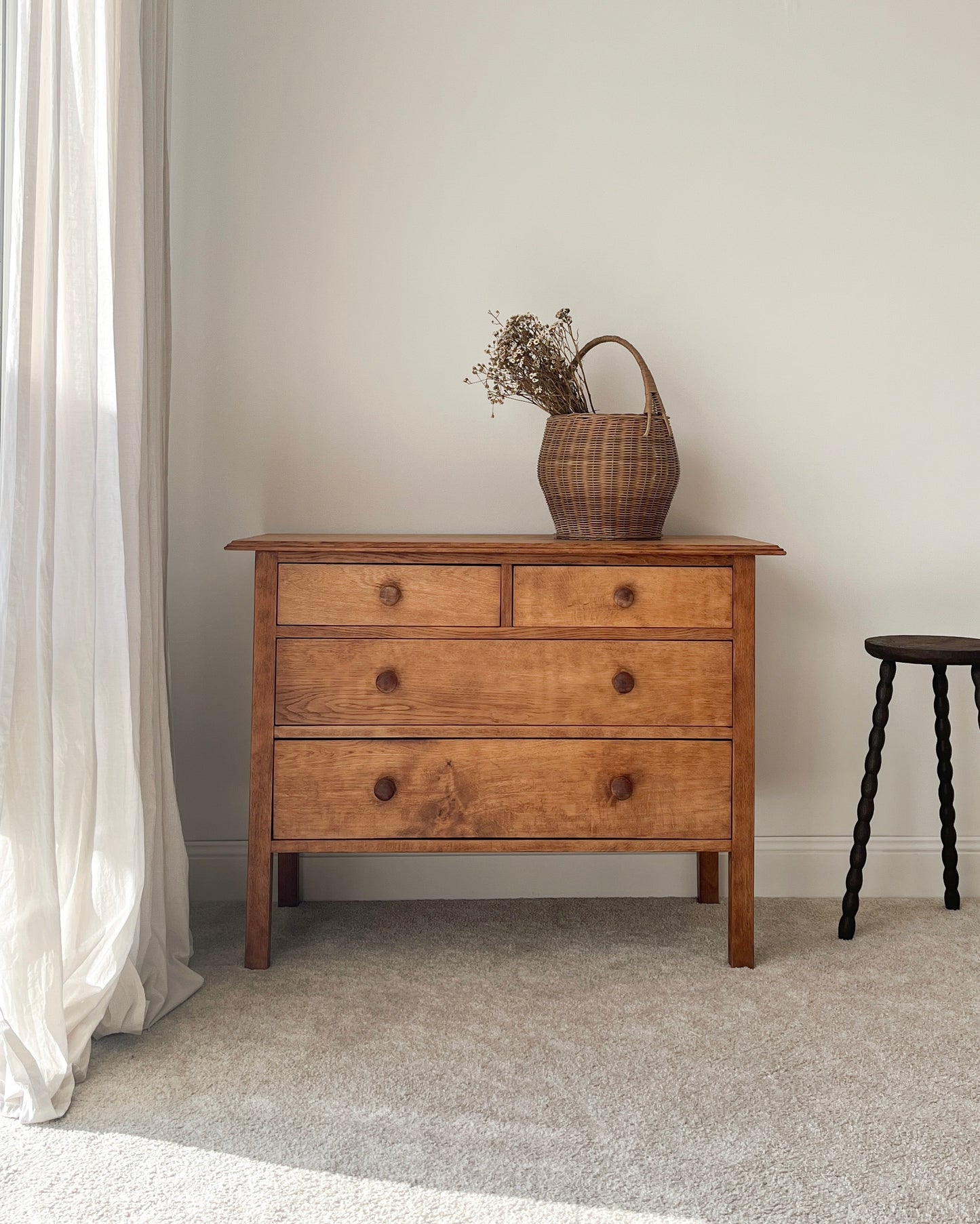 English Oak Chest of Drawers