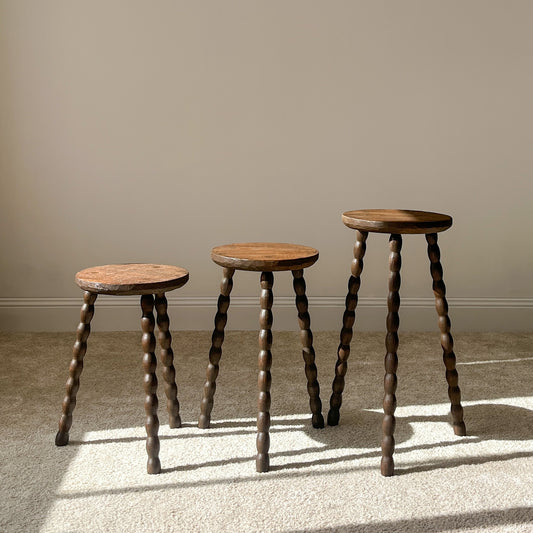 Round Bobbin Stool