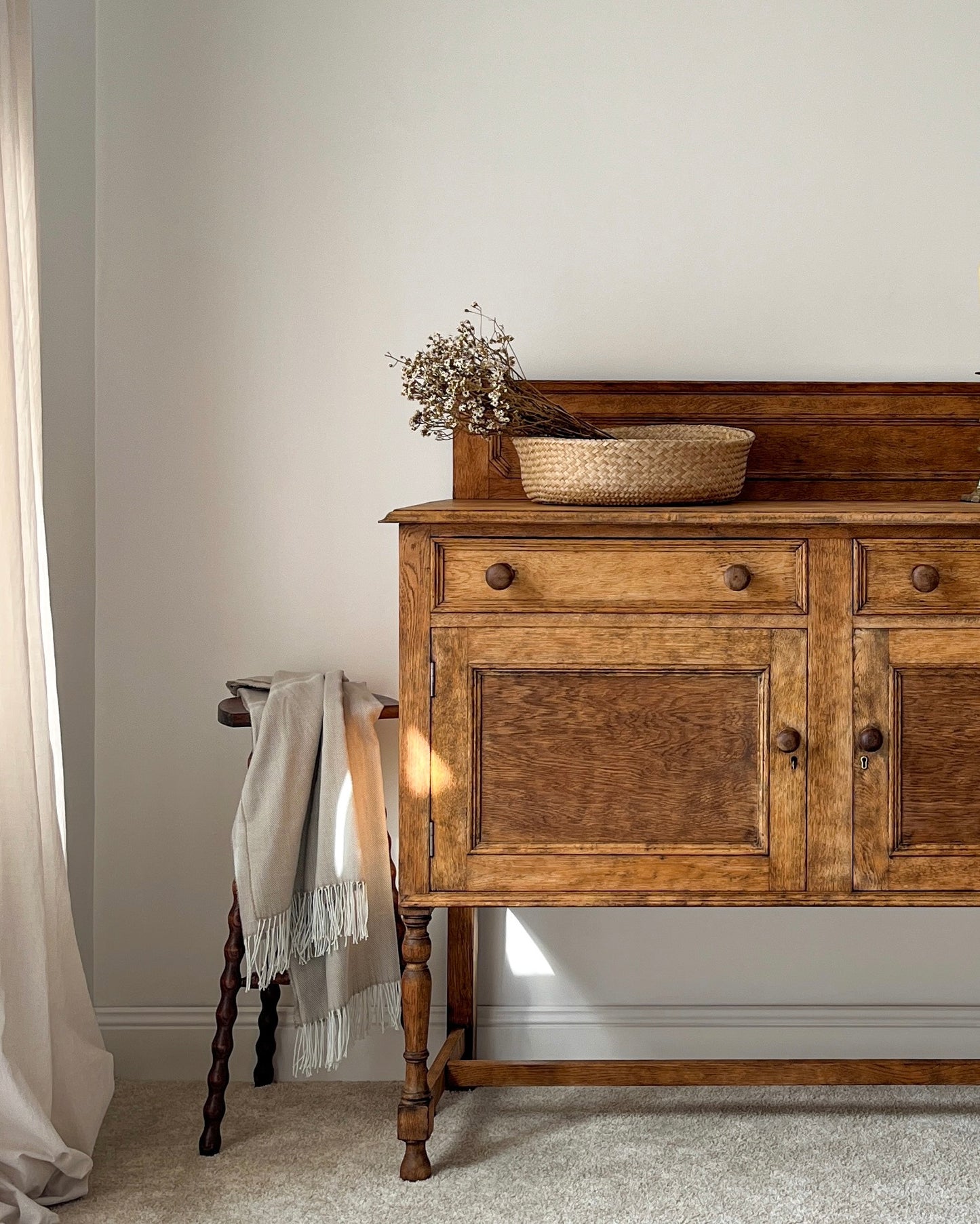 English Oak Buffet