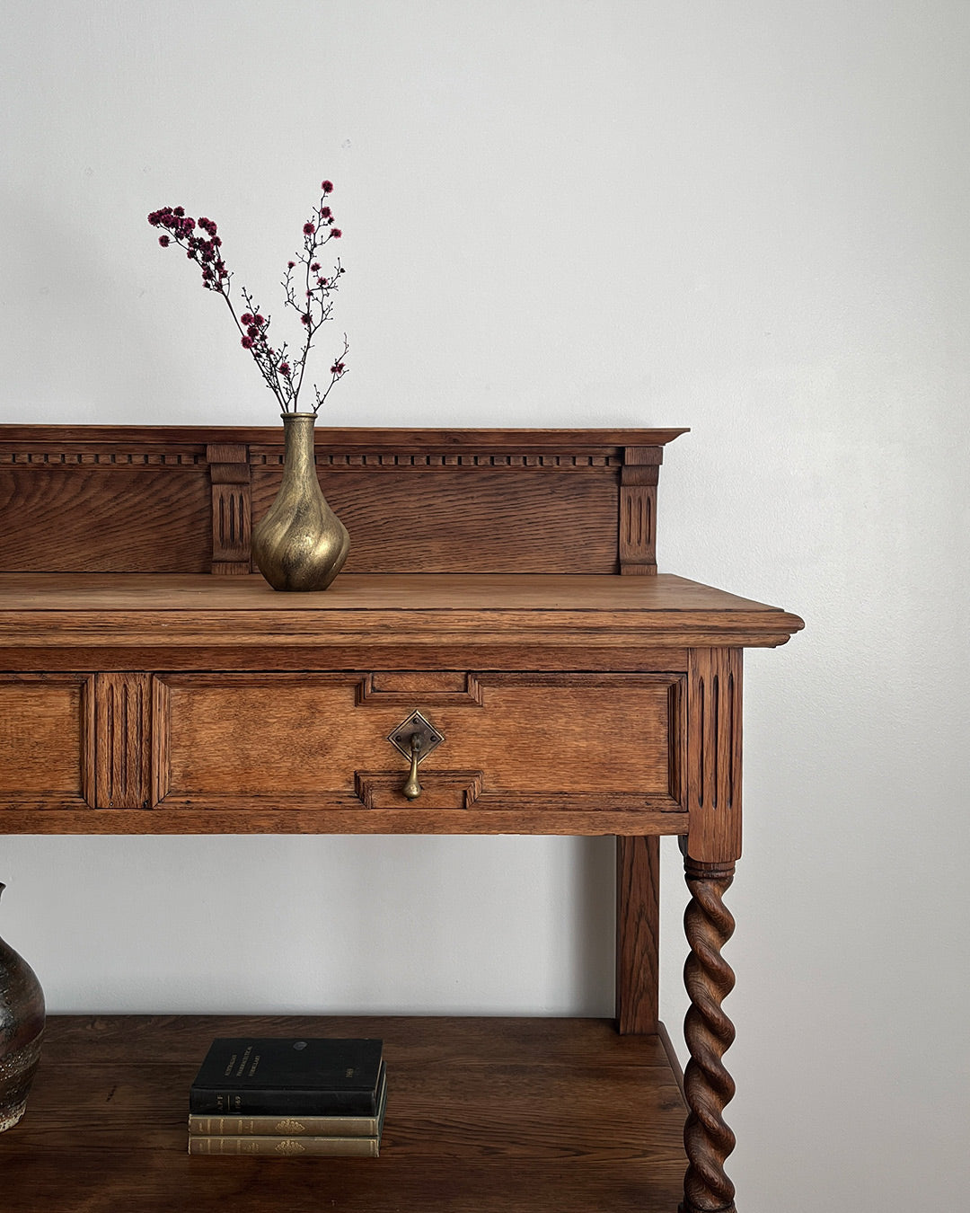 Jacobean English Oak Sideboard