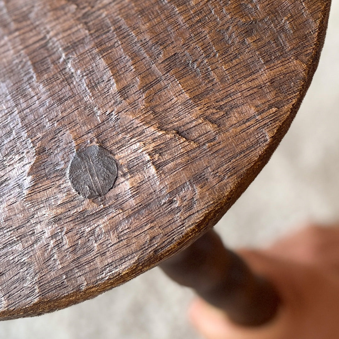 Bobbin High Stool - deep brown