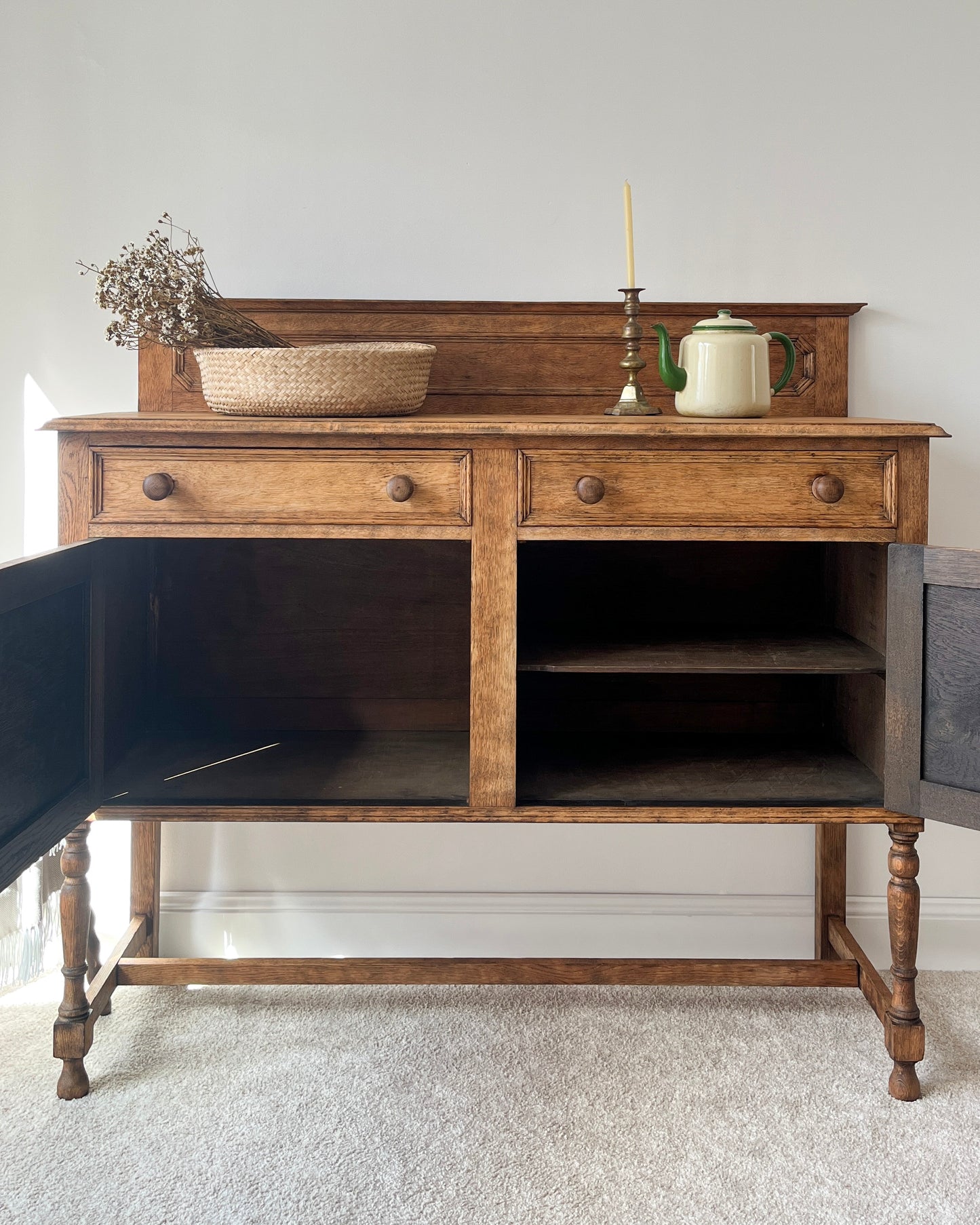 English Oak Buffet