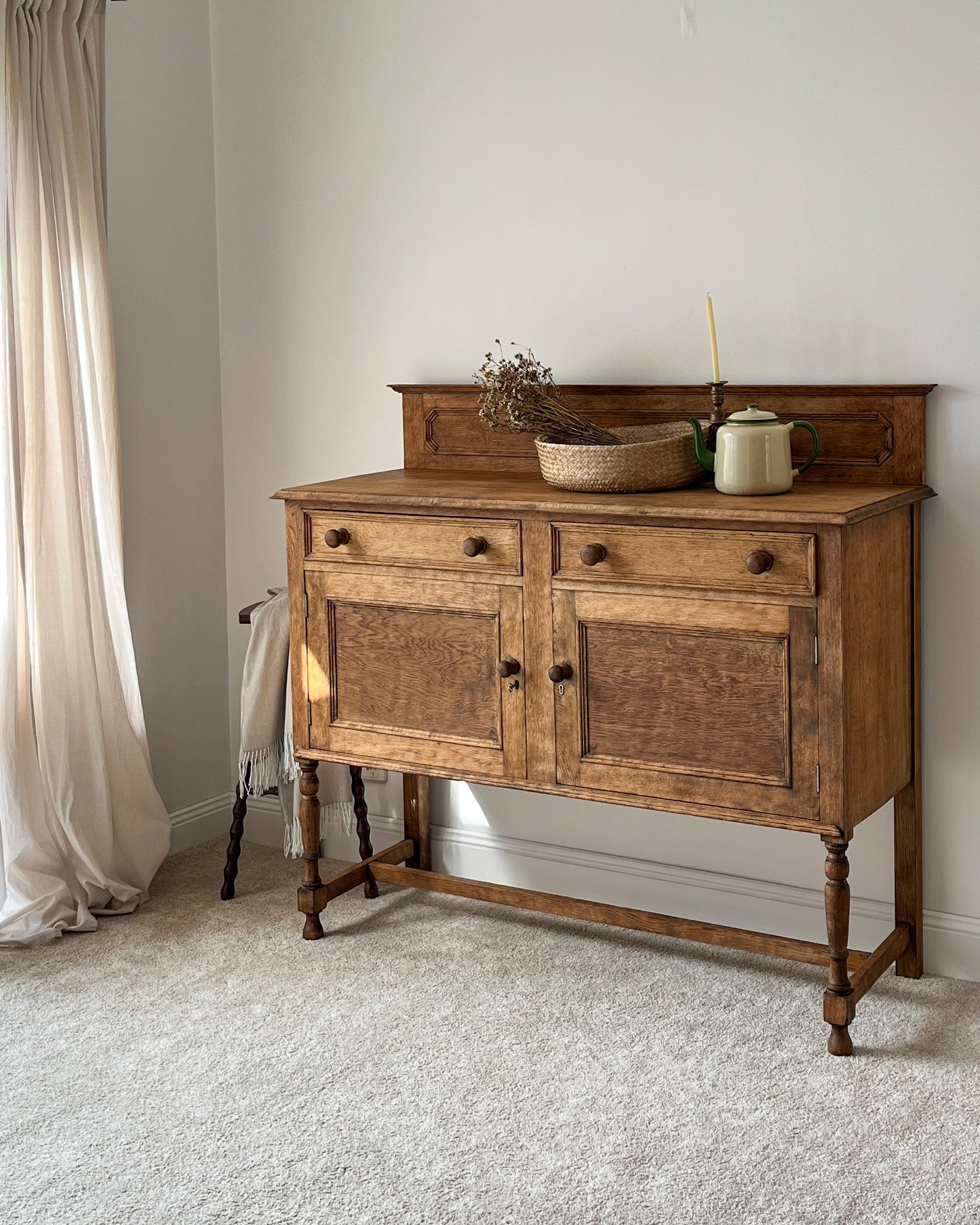 English Oak Buffet