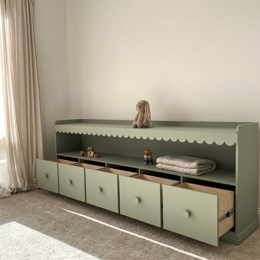 2m - Cherry Bookshelf