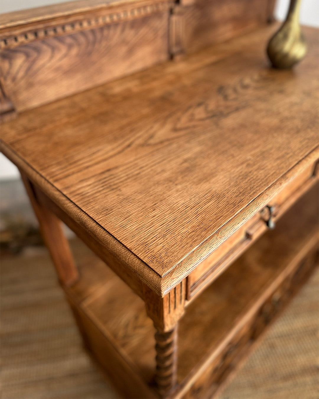 Jacobean English Oak Sideboard