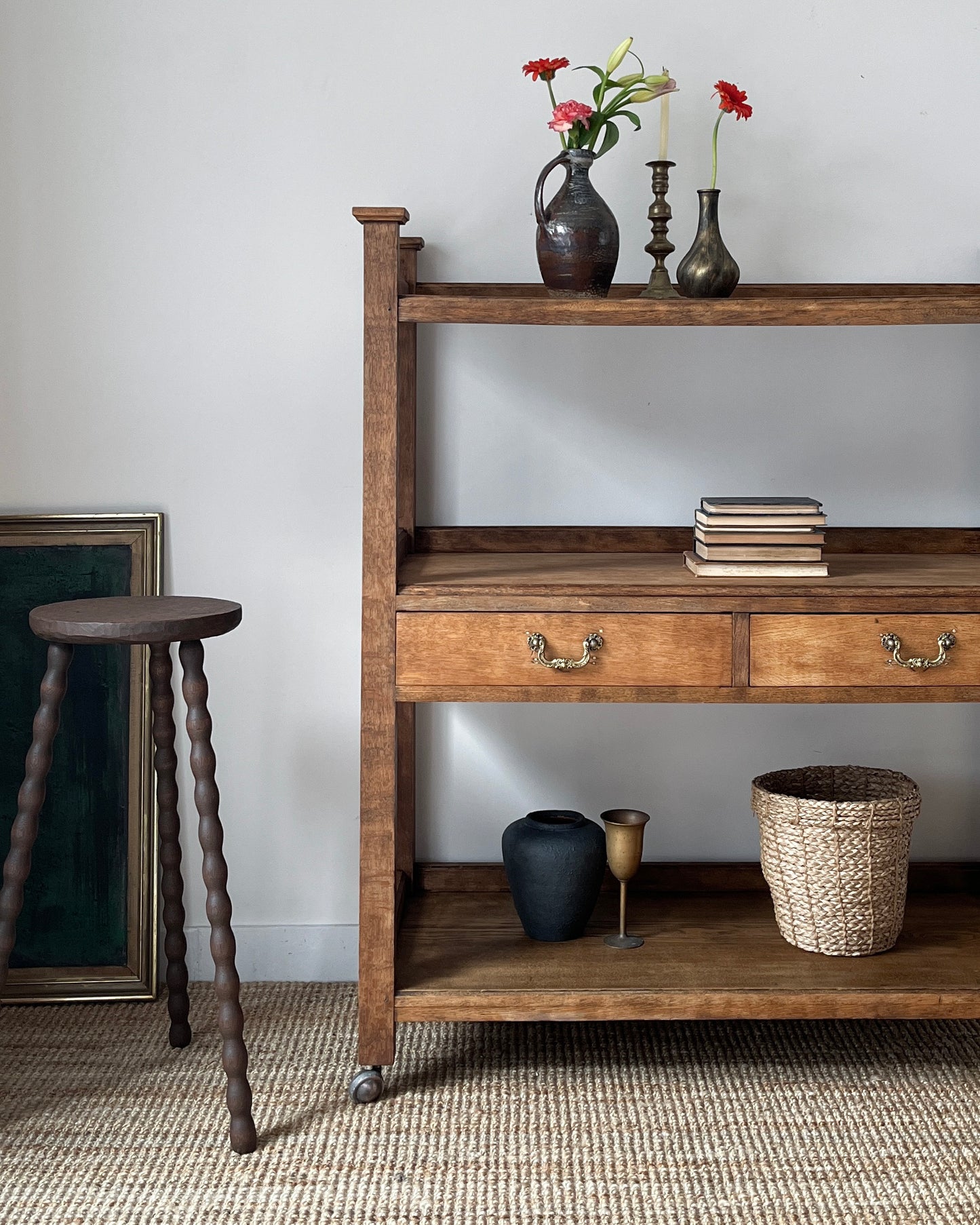 English Oak 3 tier shelf