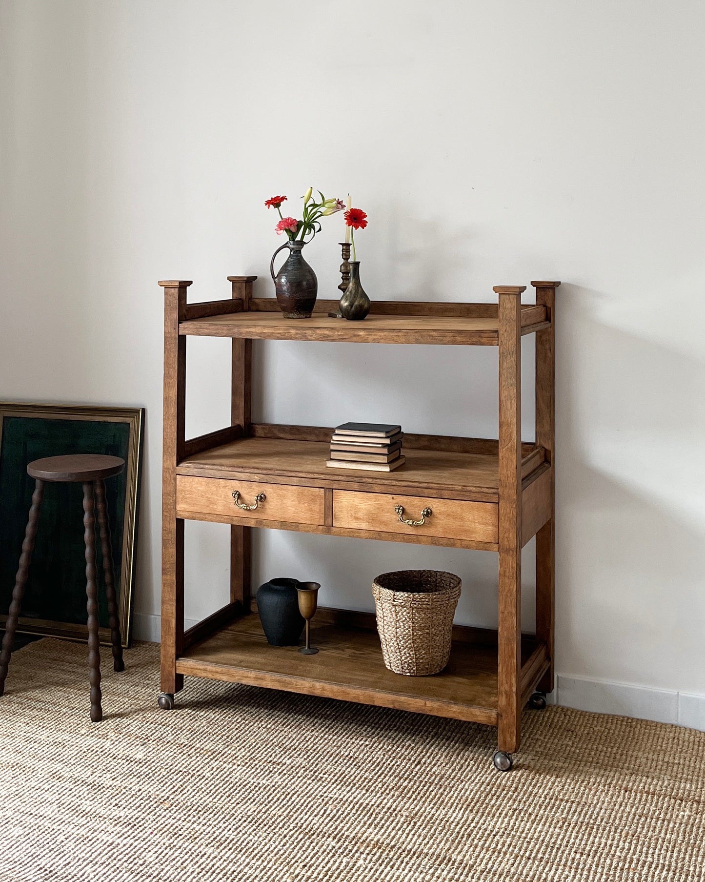 English Oak 3 tier shelf