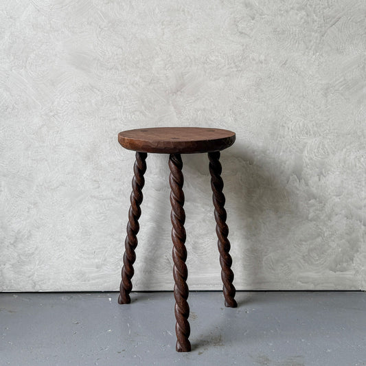 Round Barley Stool