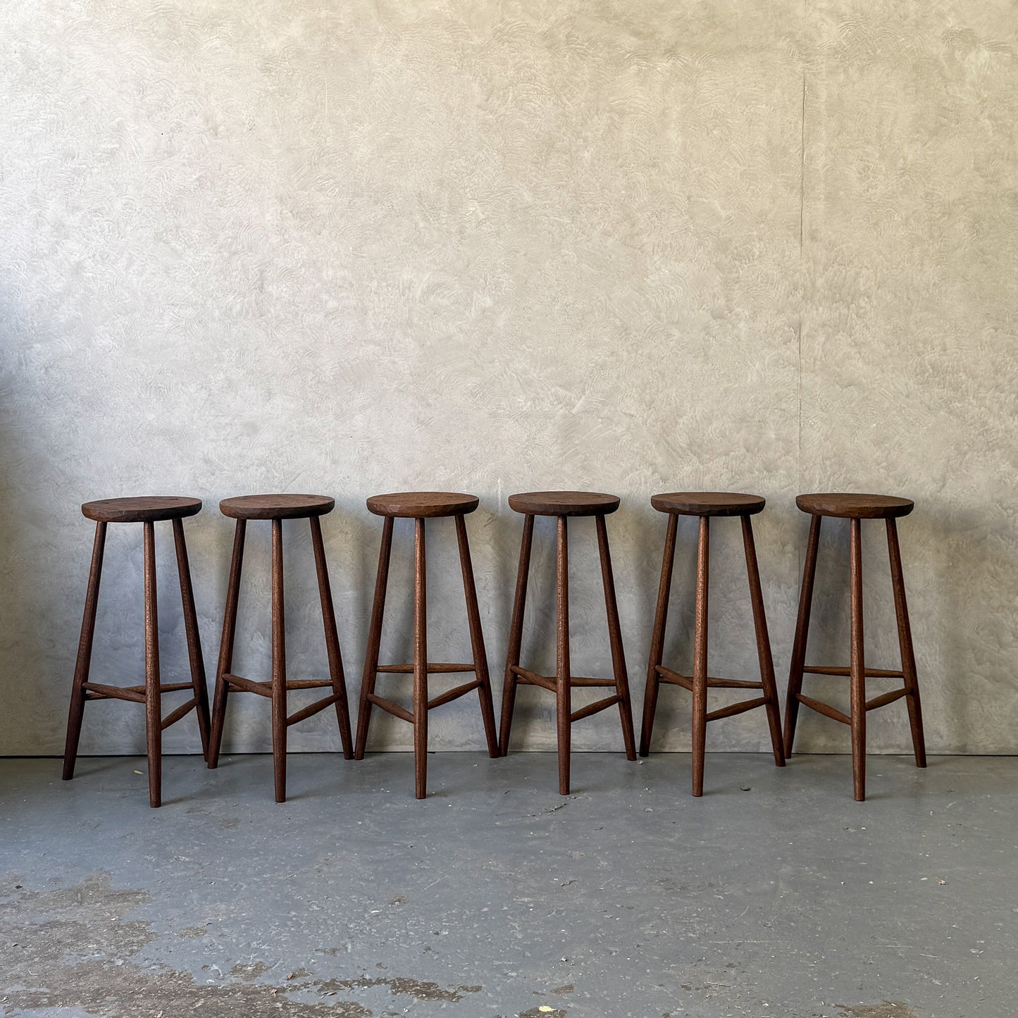 solid timber monday bar stools kitchen seating