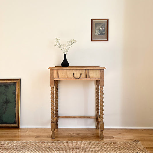 Barley twisted legs console