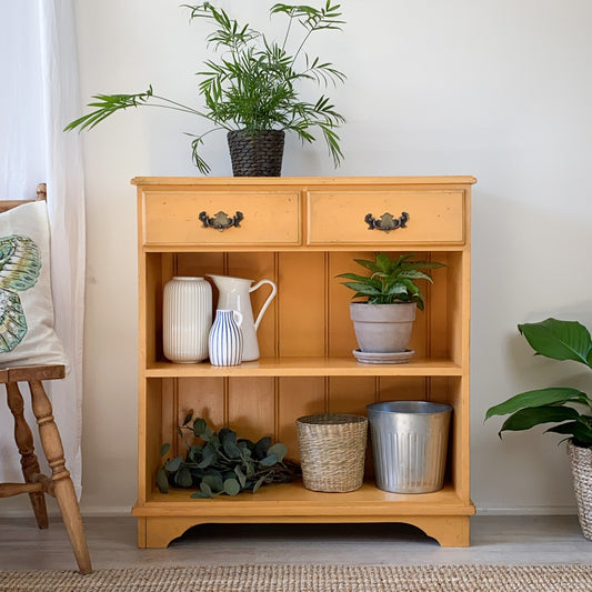 Yellow vintage console