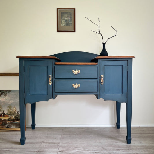 Classic navy sideboard