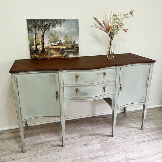 Antique eucalyptus sideboard