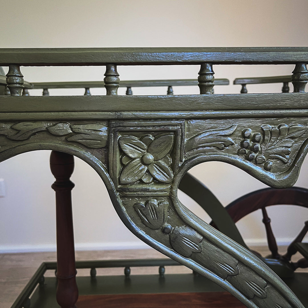 Sage vintage trolley