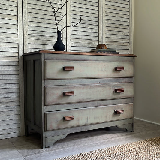 Sage chest of drawers