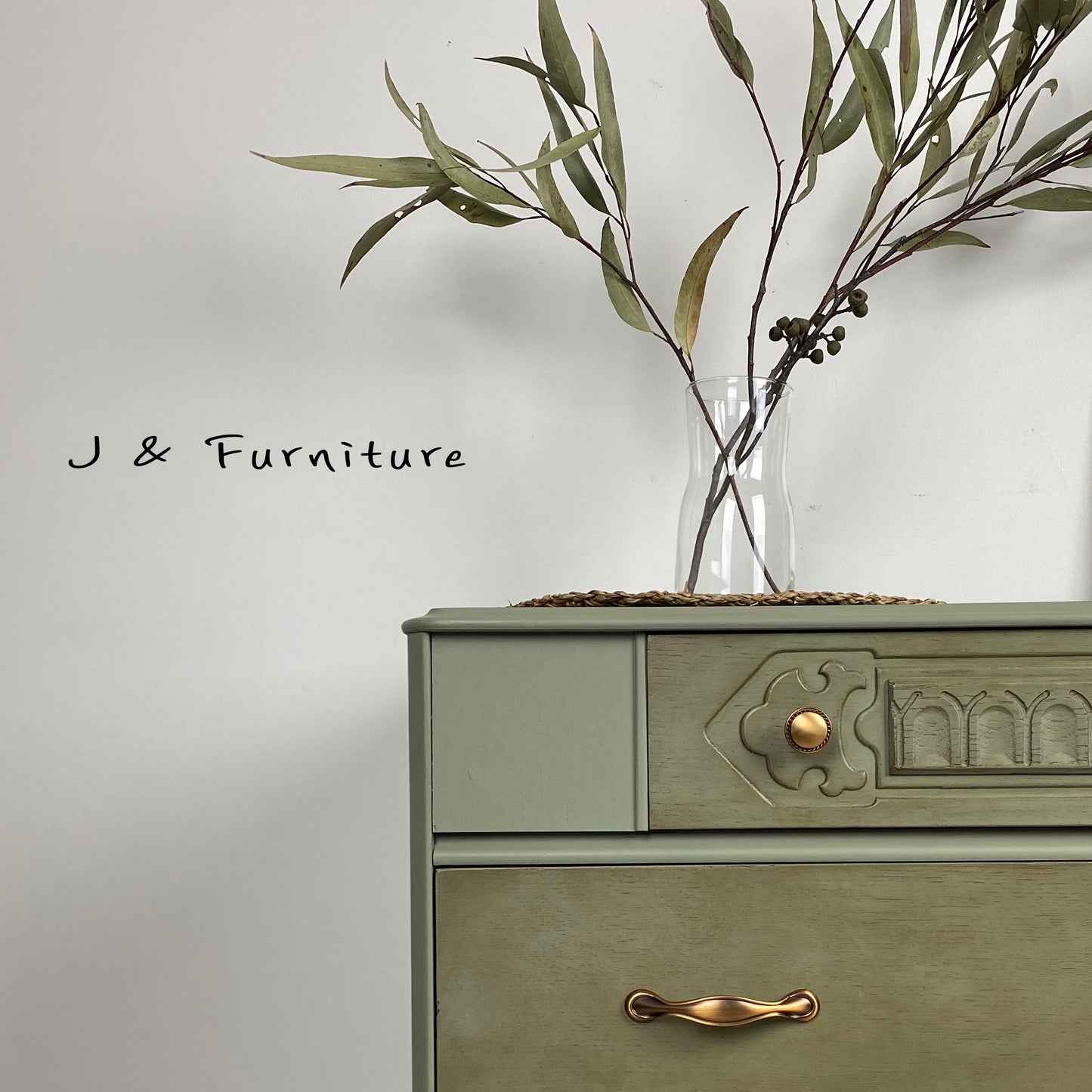Sage chest of drawers