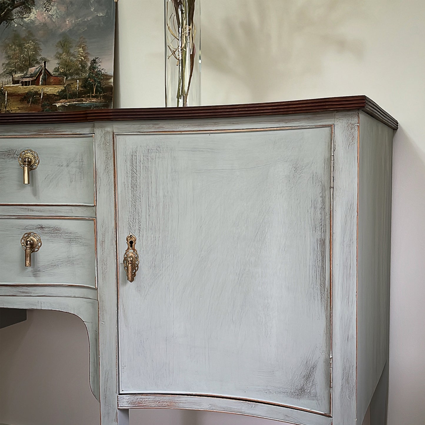Antique eucalyptus sideboard