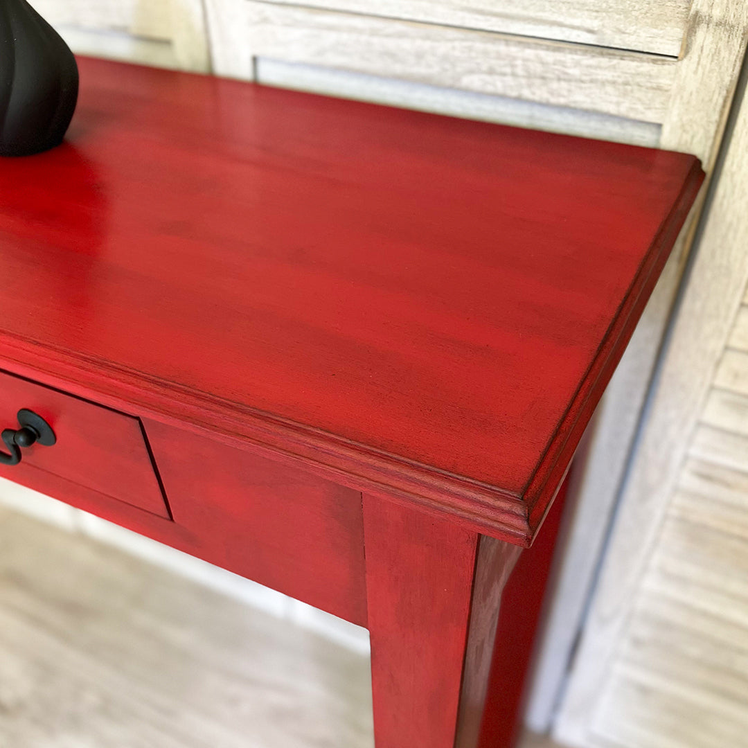 Rouge hallway table