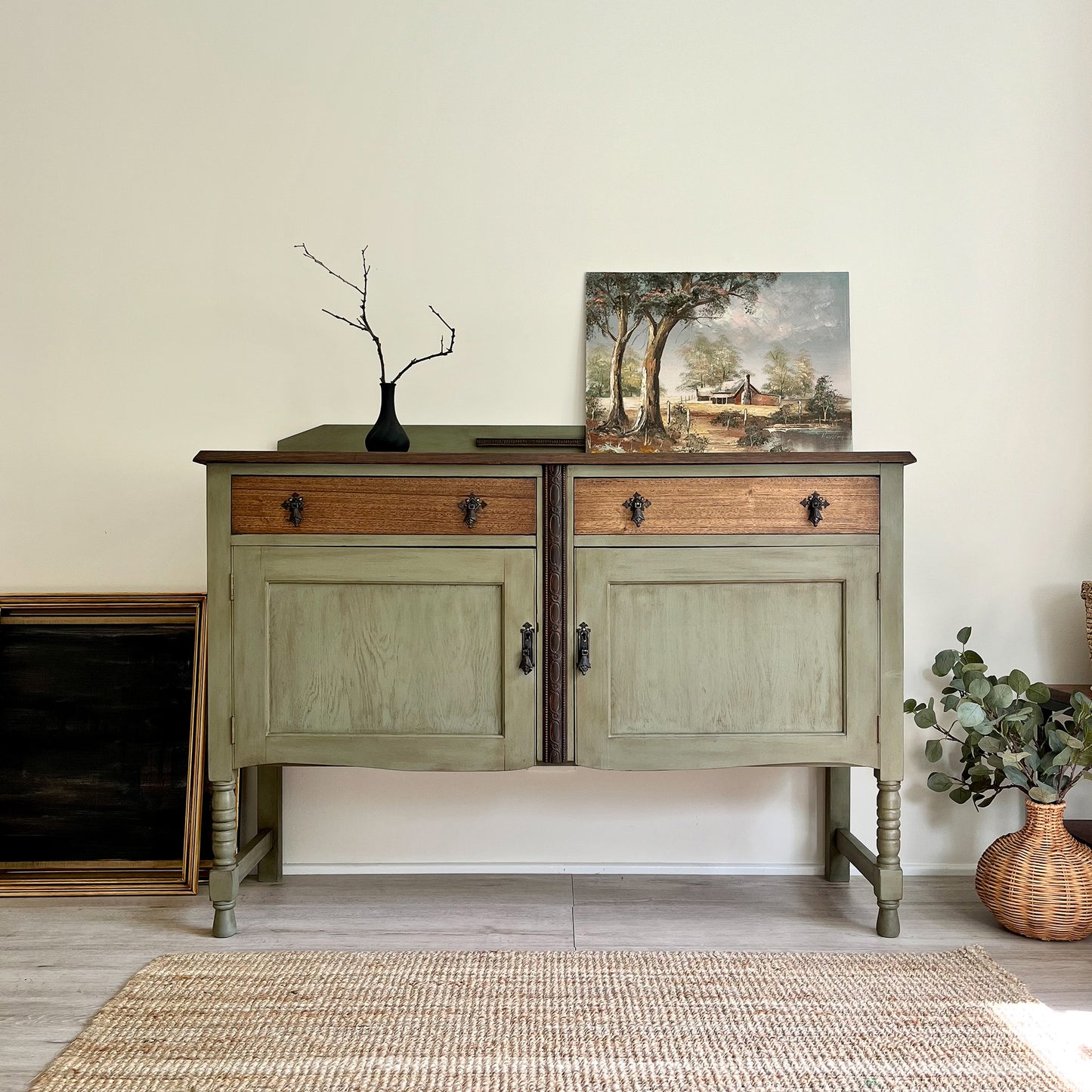 Antique Sage Buffet