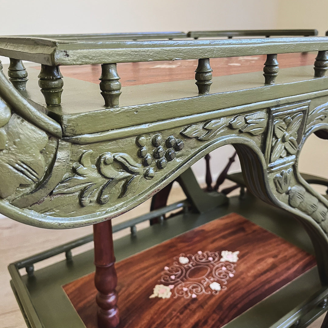 Sage vintage trolley