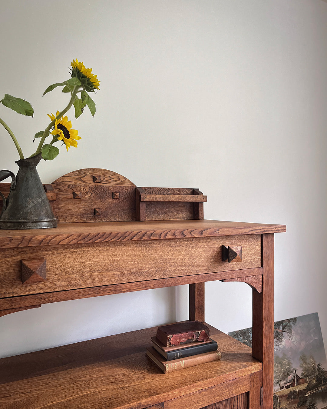 Oak Hall Cabinet Restoration
