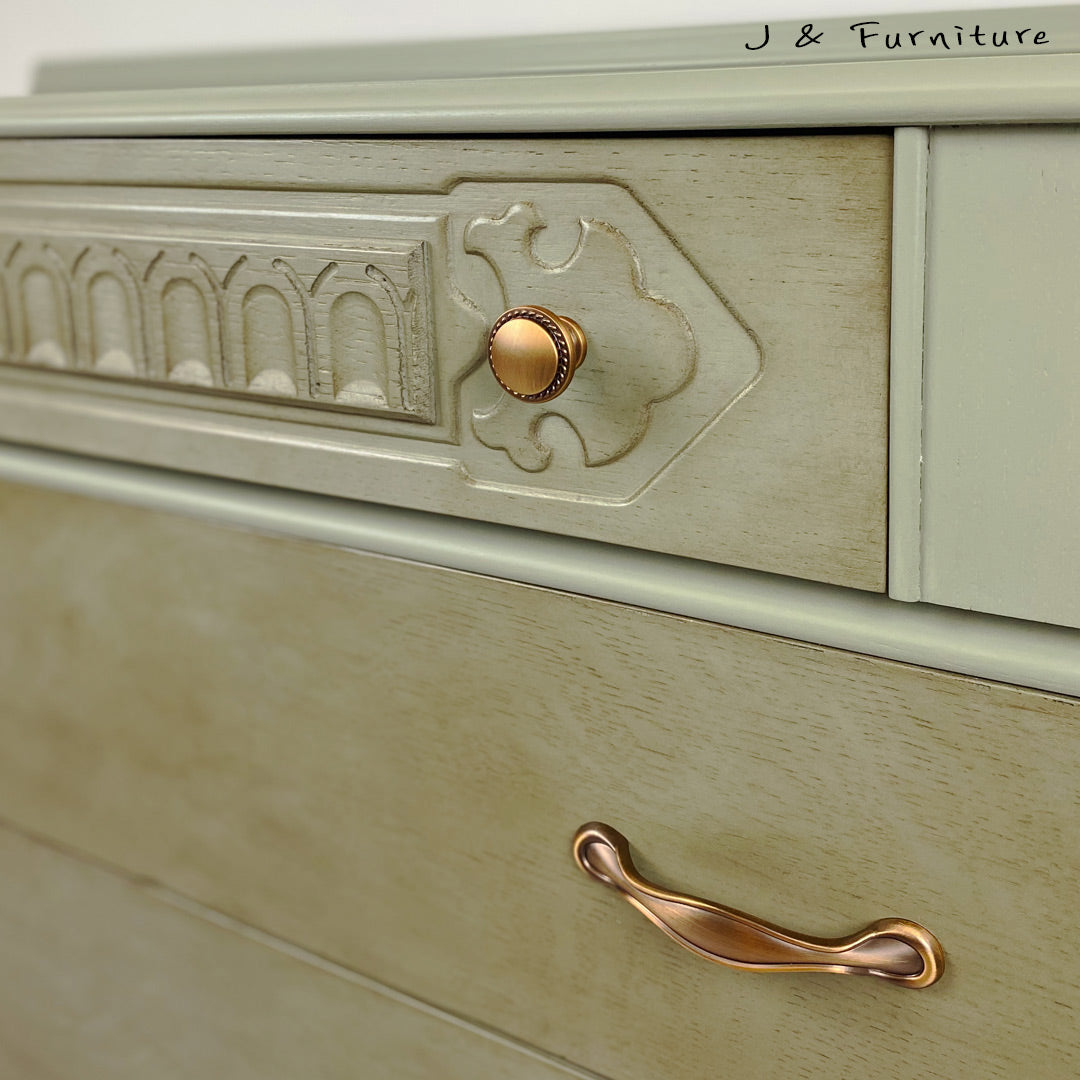 Sage chest of drawers