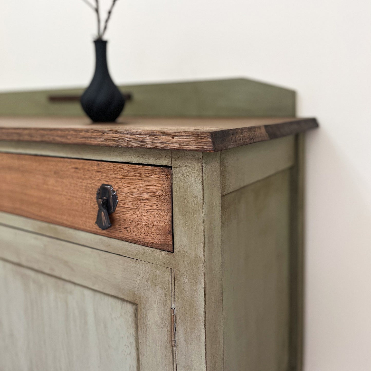 Antique sage buffet