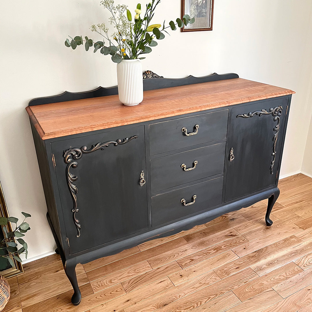 Queen Anne Antique Sideboard