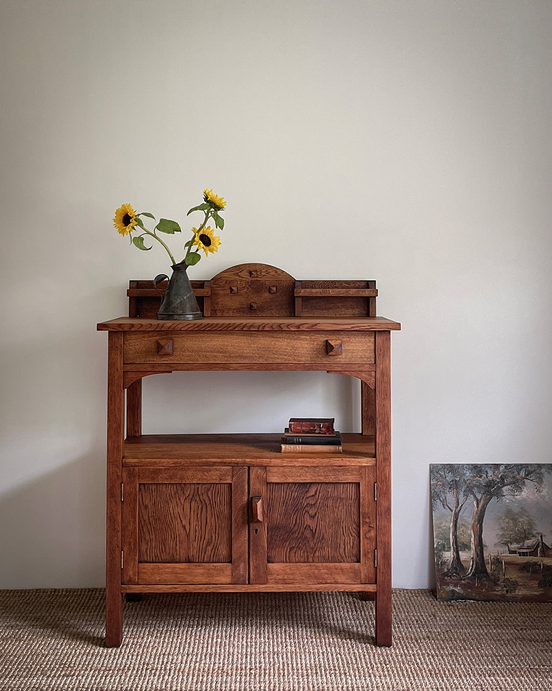 Oak Hall Cabinet Restoration