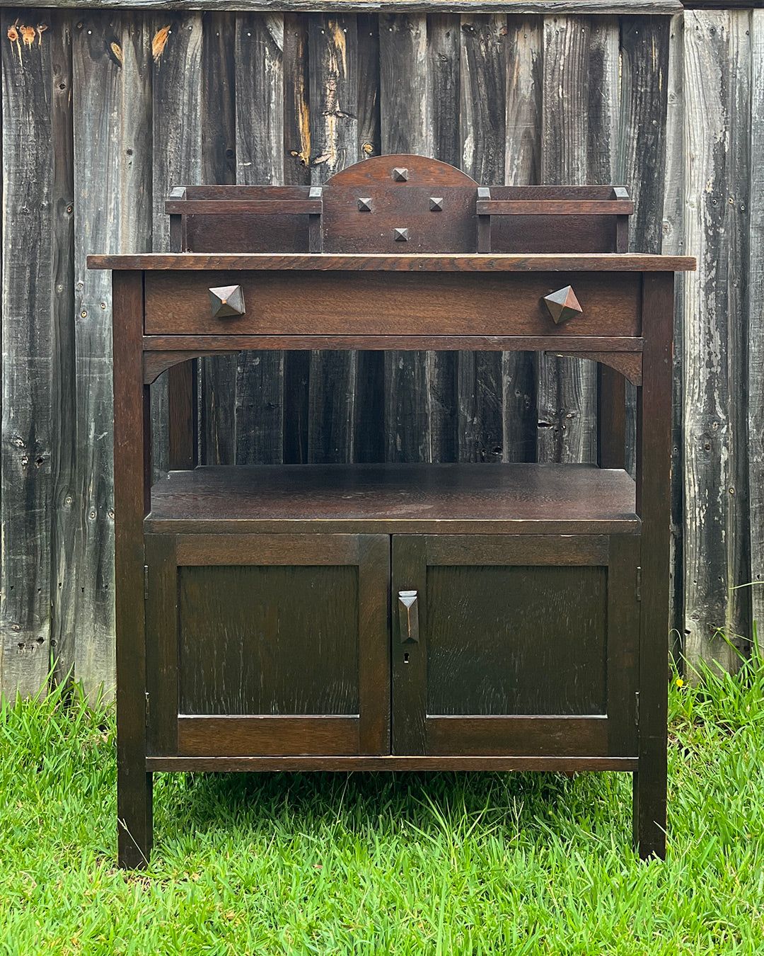 Oak Hall Cabinet Restoration