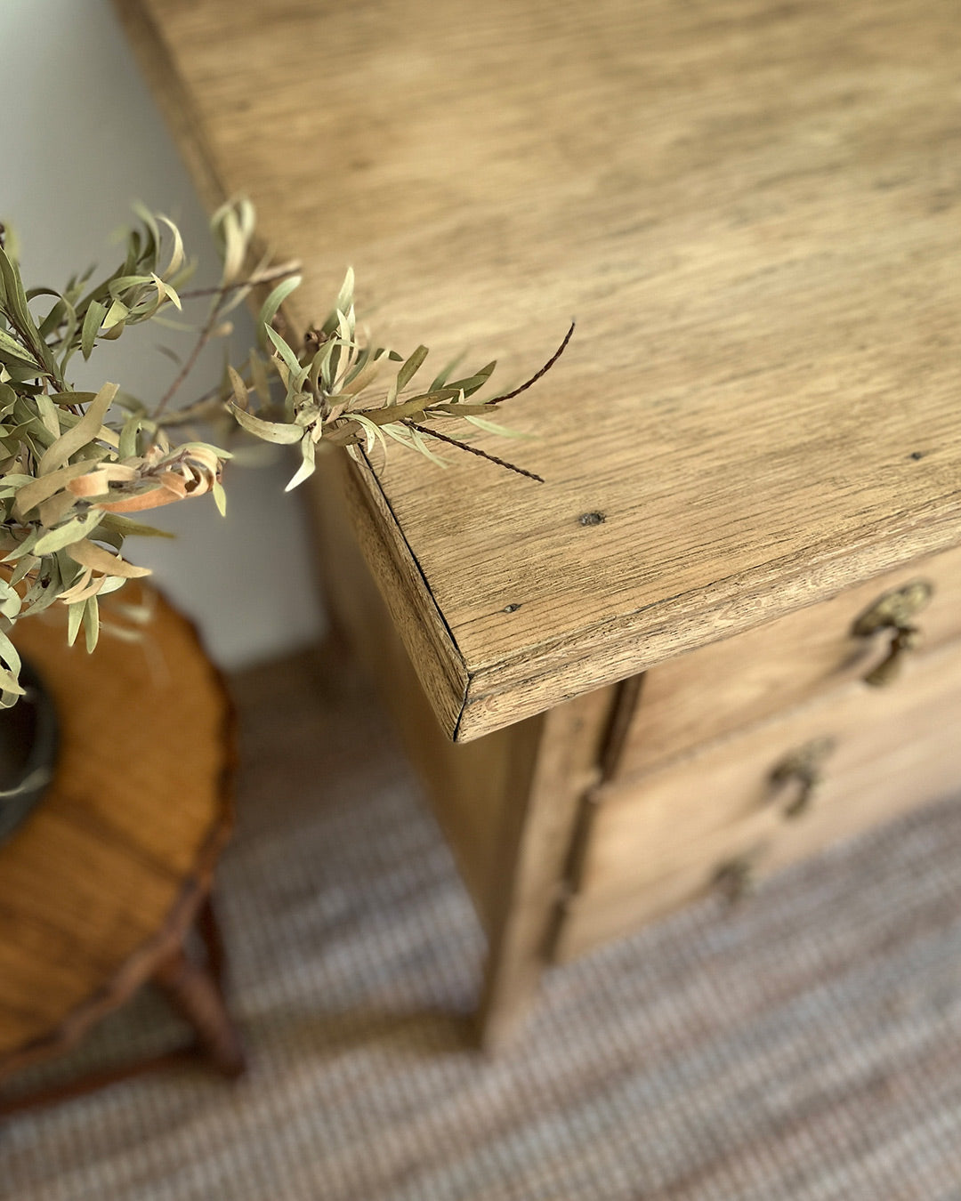 Vintage dresser with mirror