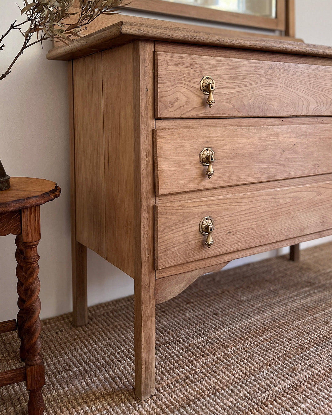 Vintage dresser with mirror