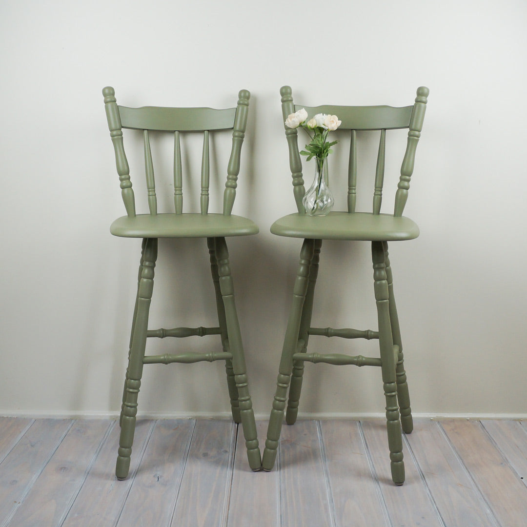 Sage high stool