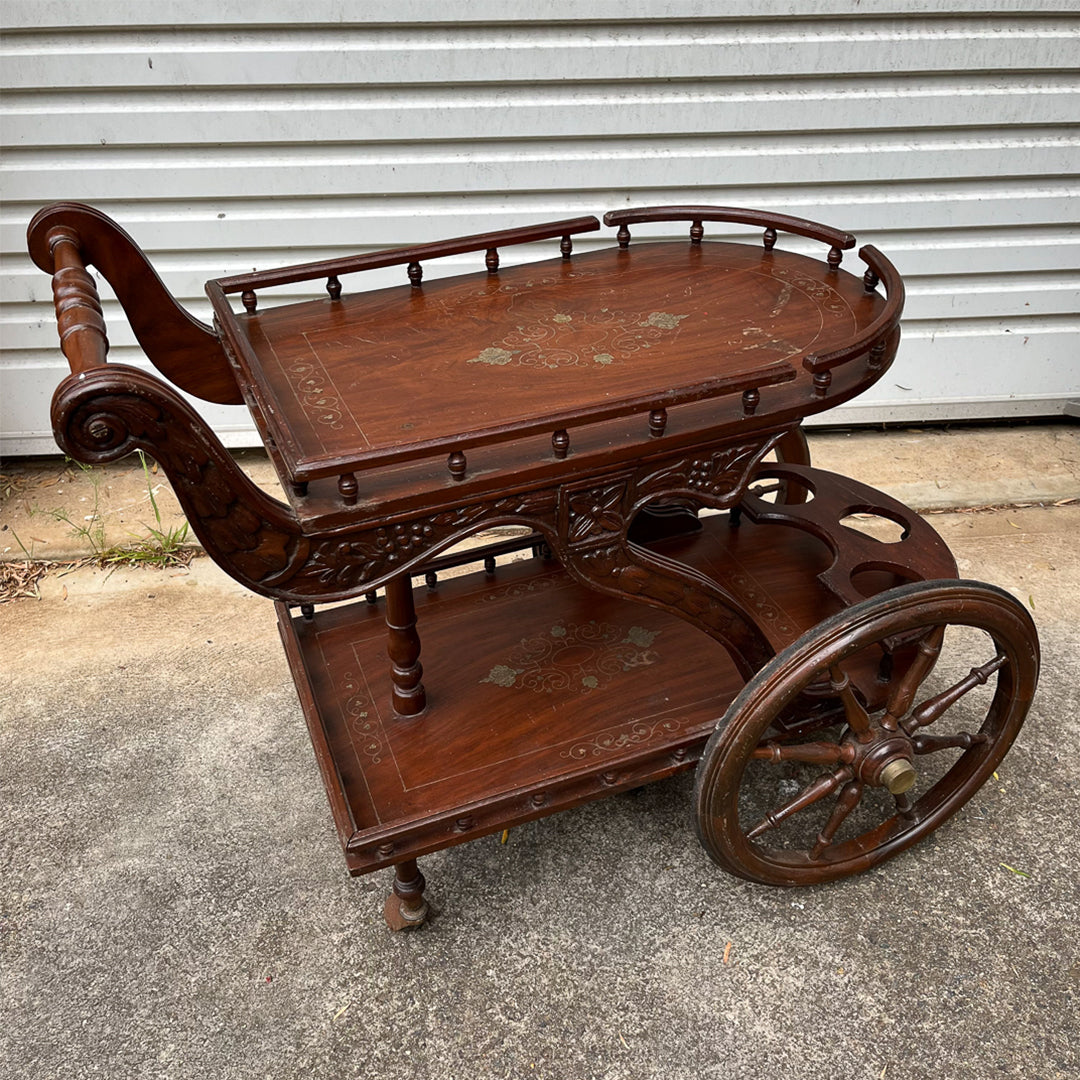 Sage vintage trolley