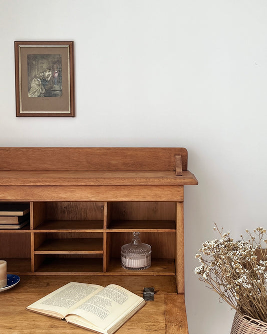 English Oak Writing Desk