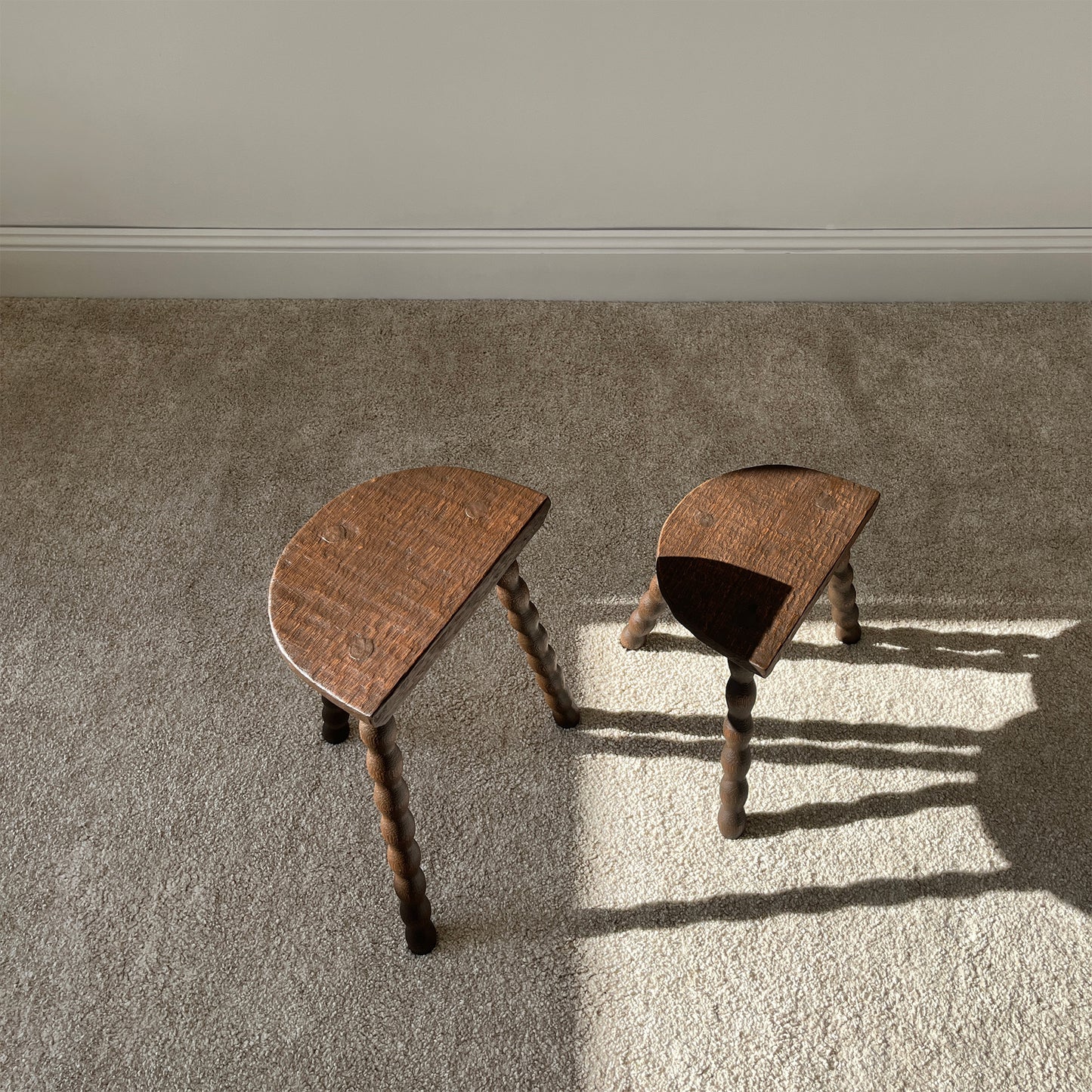 Demi-lune Bobbin Stool