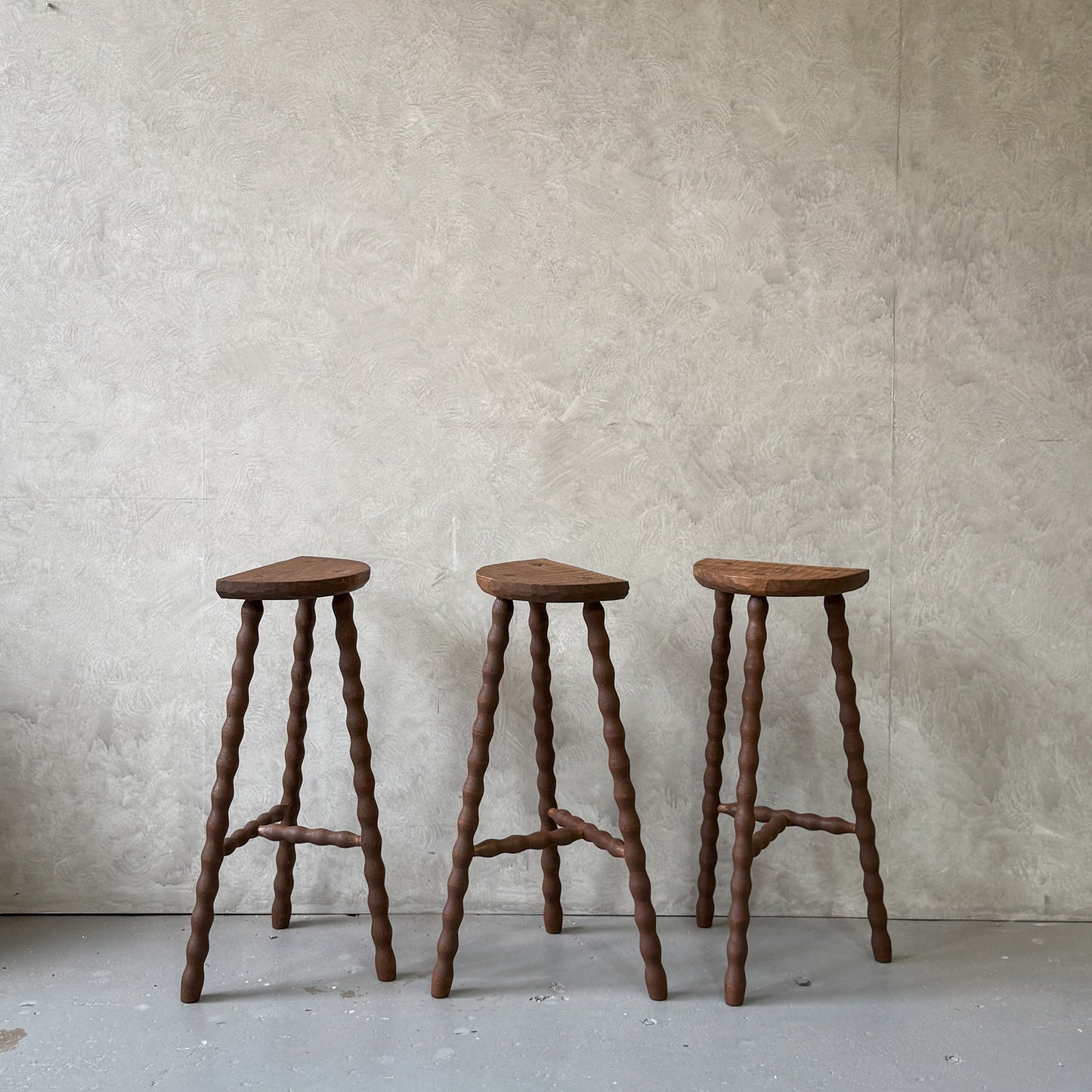 Demi Bobbin High Stool - Dark Edition