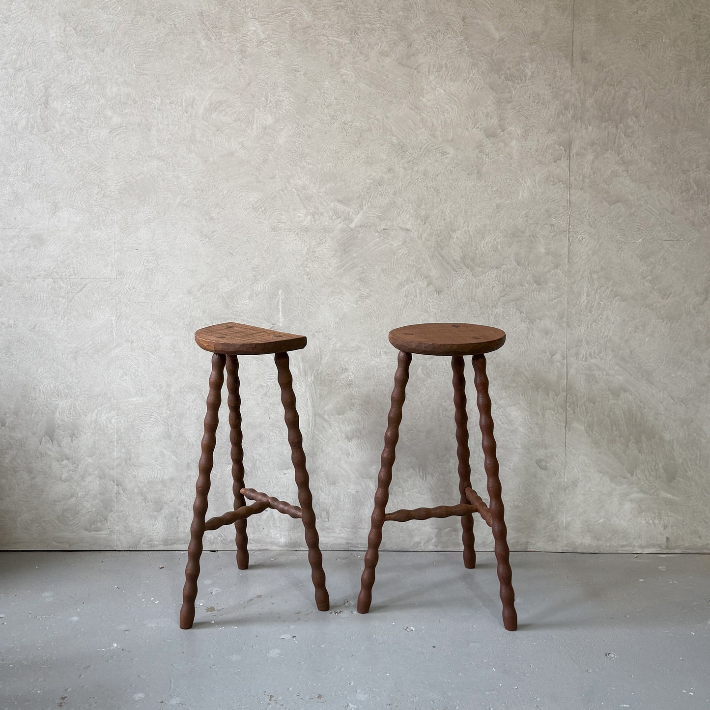 Demi Bobbin High Stool - Dark Edition
