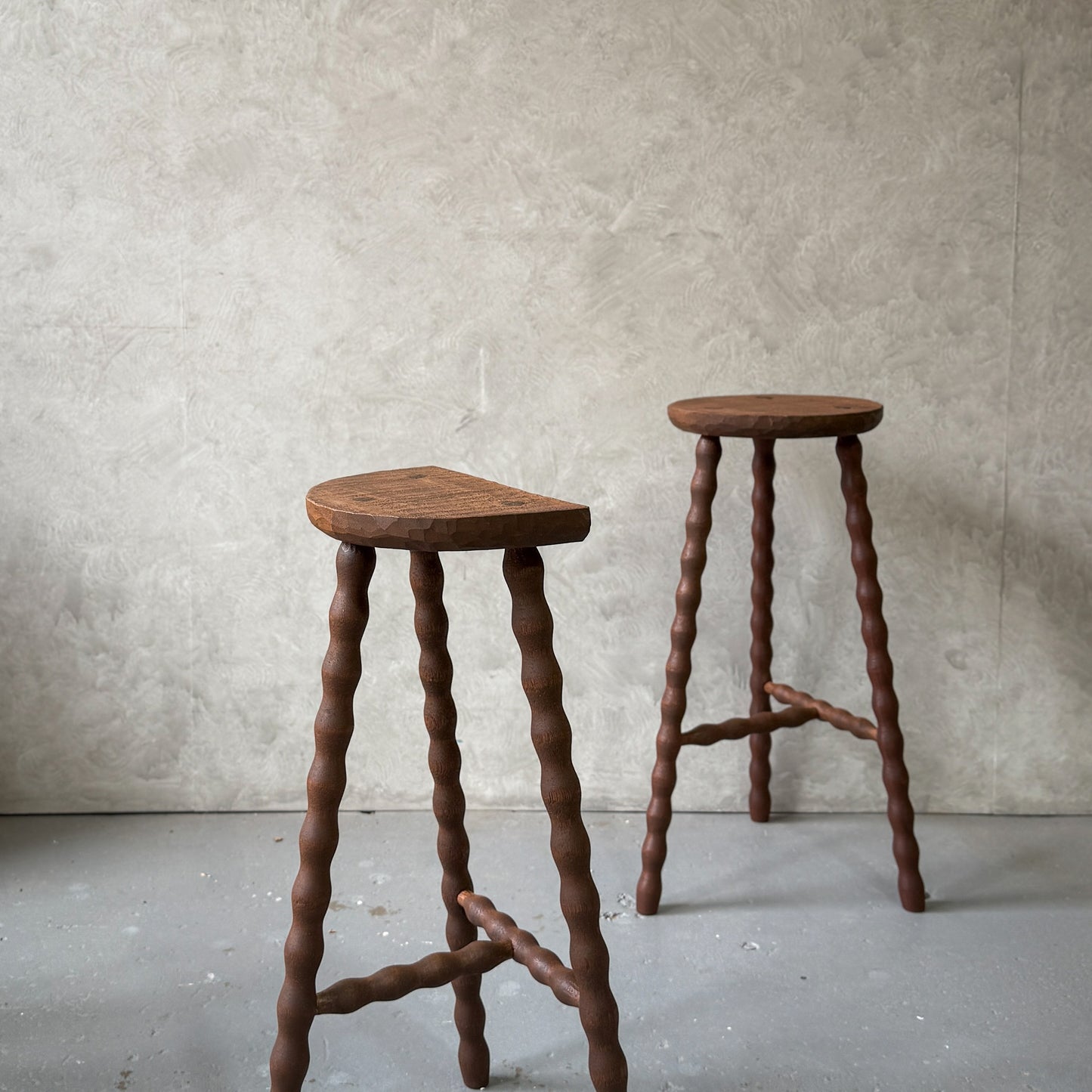 Demi Bobbin High Stool - Dark Edition