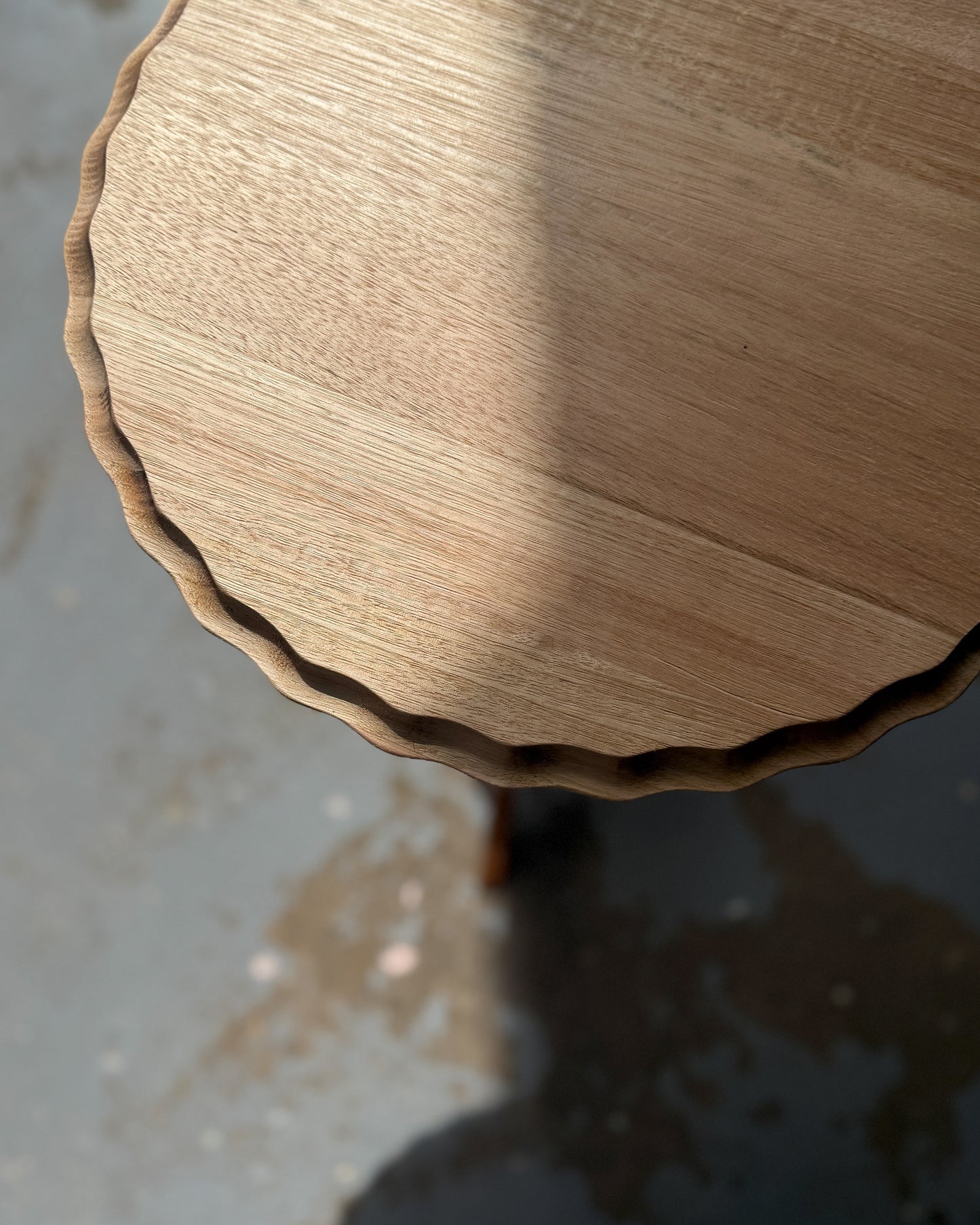 Luna Oak Side Table