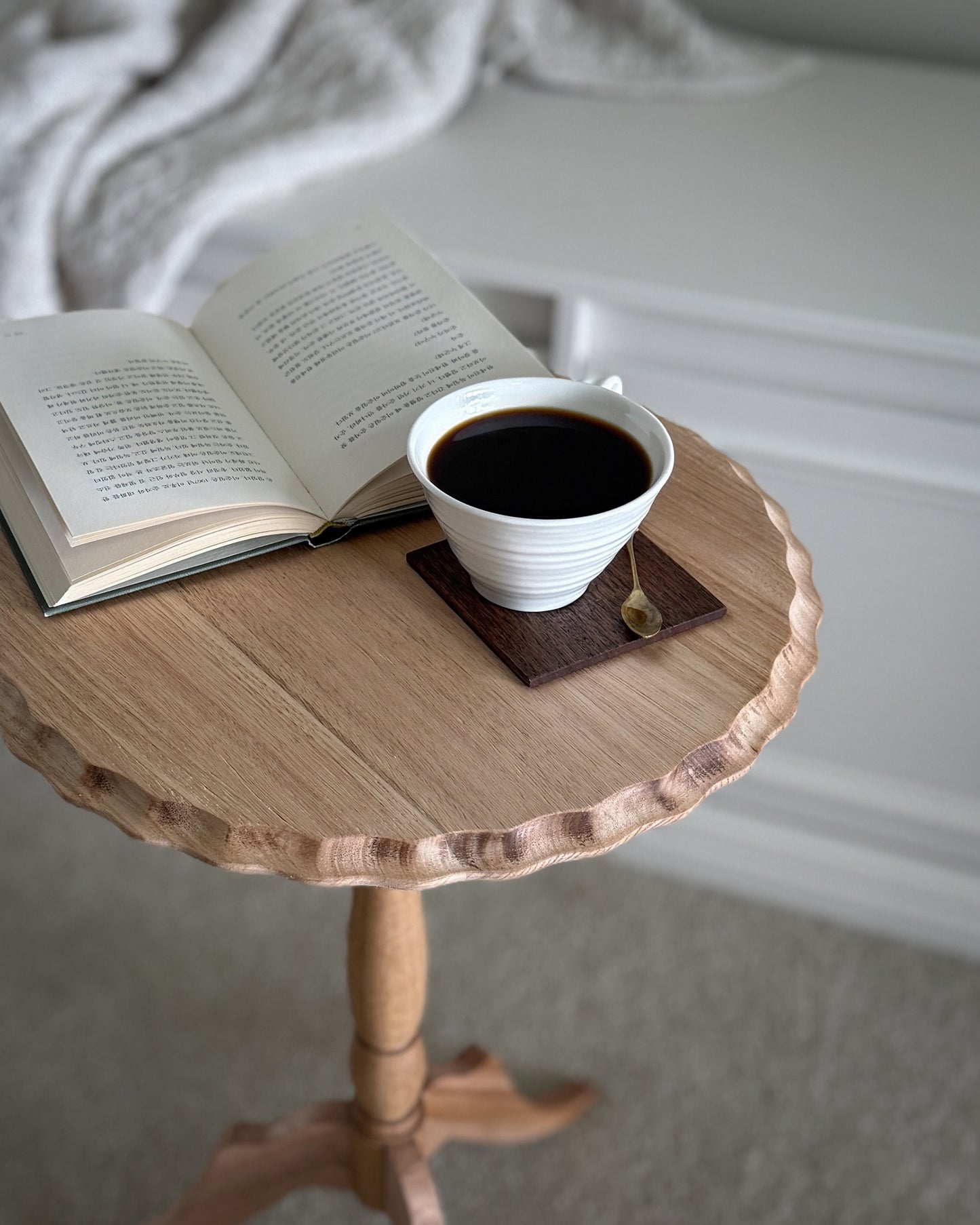 Luna Oak Side Table