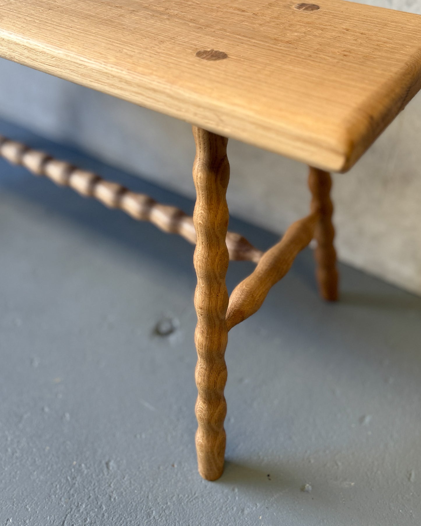Bobbin Bench - Oak