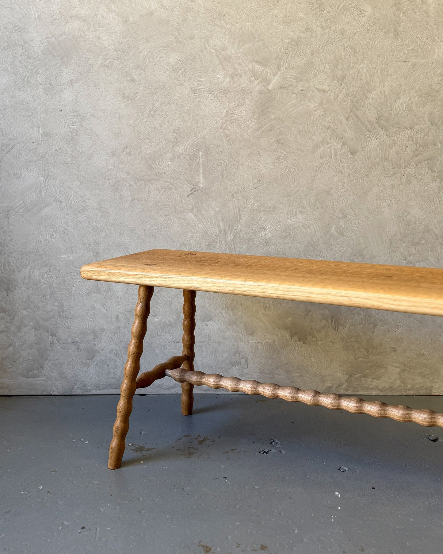 Bobbin Bench - Oak