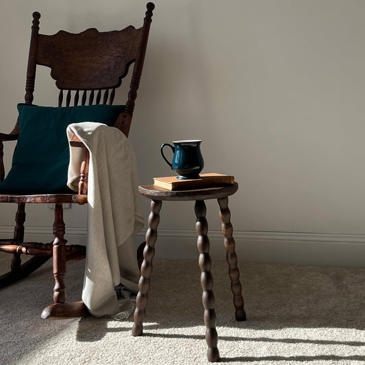 Demi-lune Bobbin Stool - 45cm High