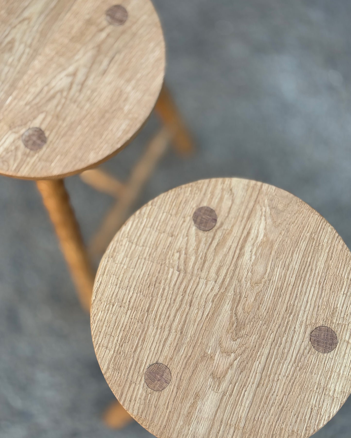 american oak bobbin bar stool natural timber kitchen seating