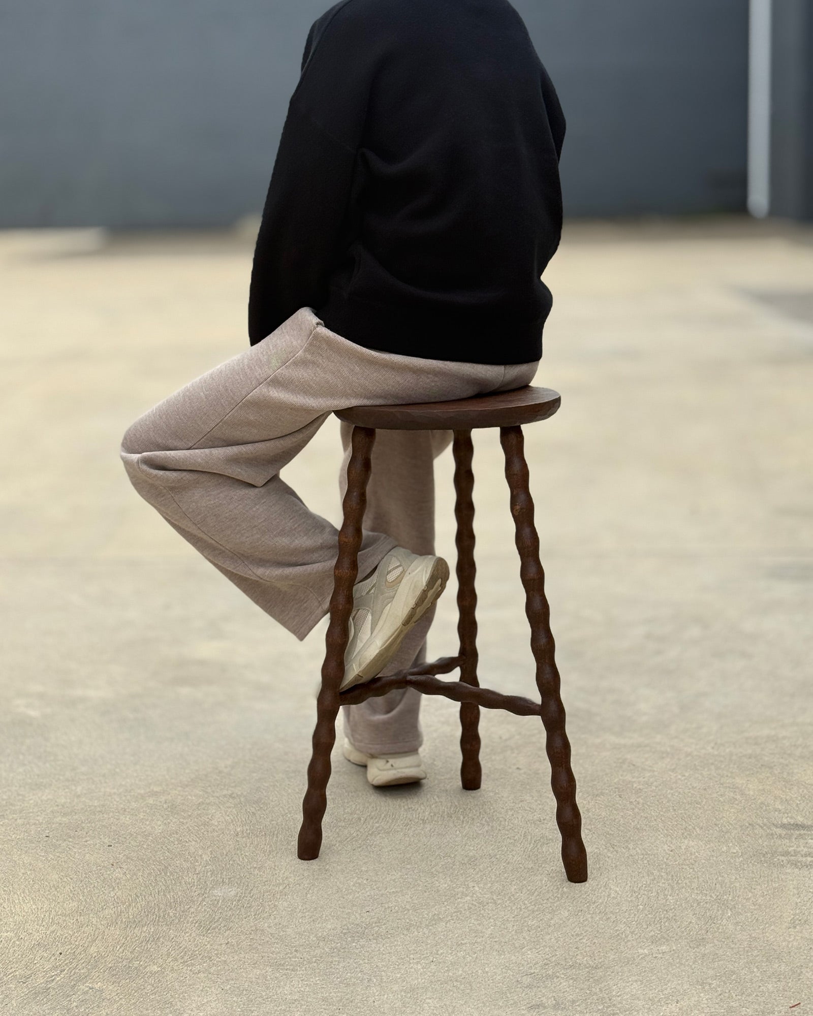 handmade bobbin bar stool solid timber sydney kitchen