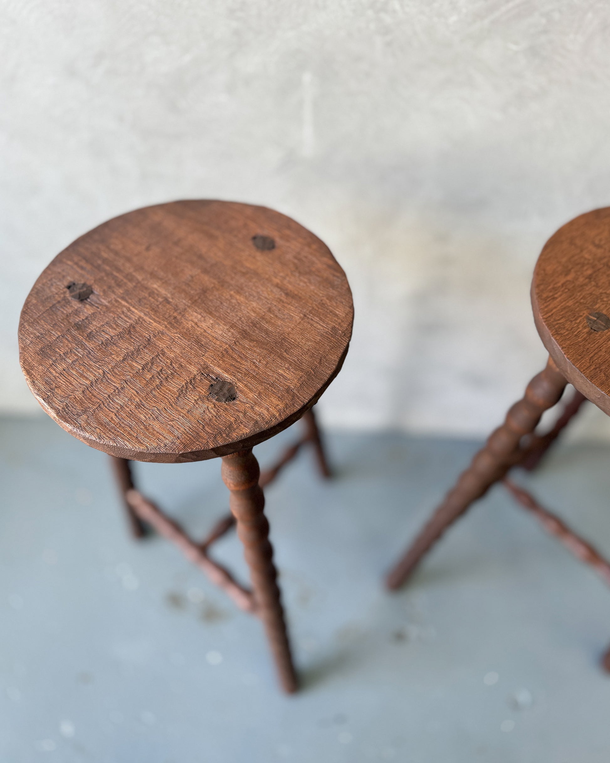 handmade bobbin bar stool solid timber sydney kitchen