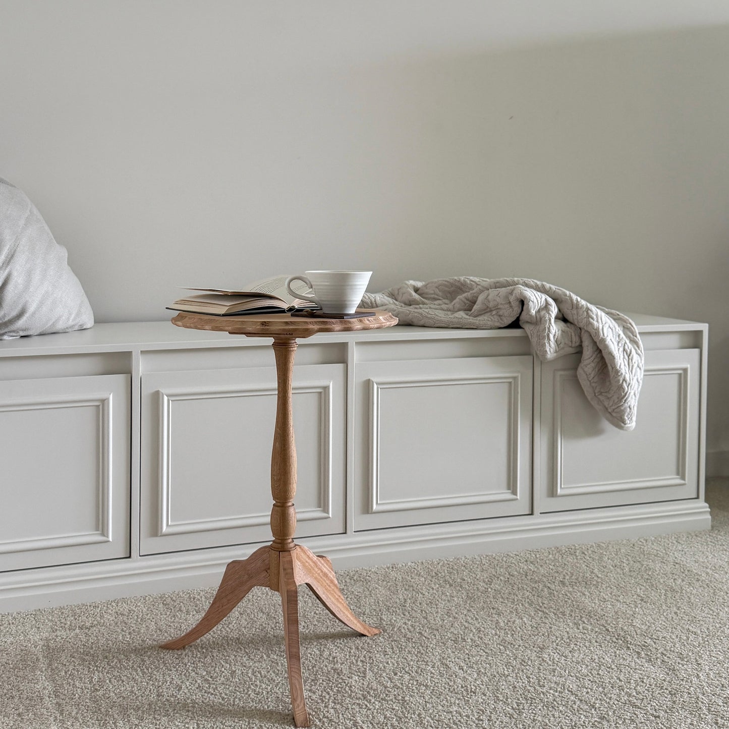 Luna Oak Side Table